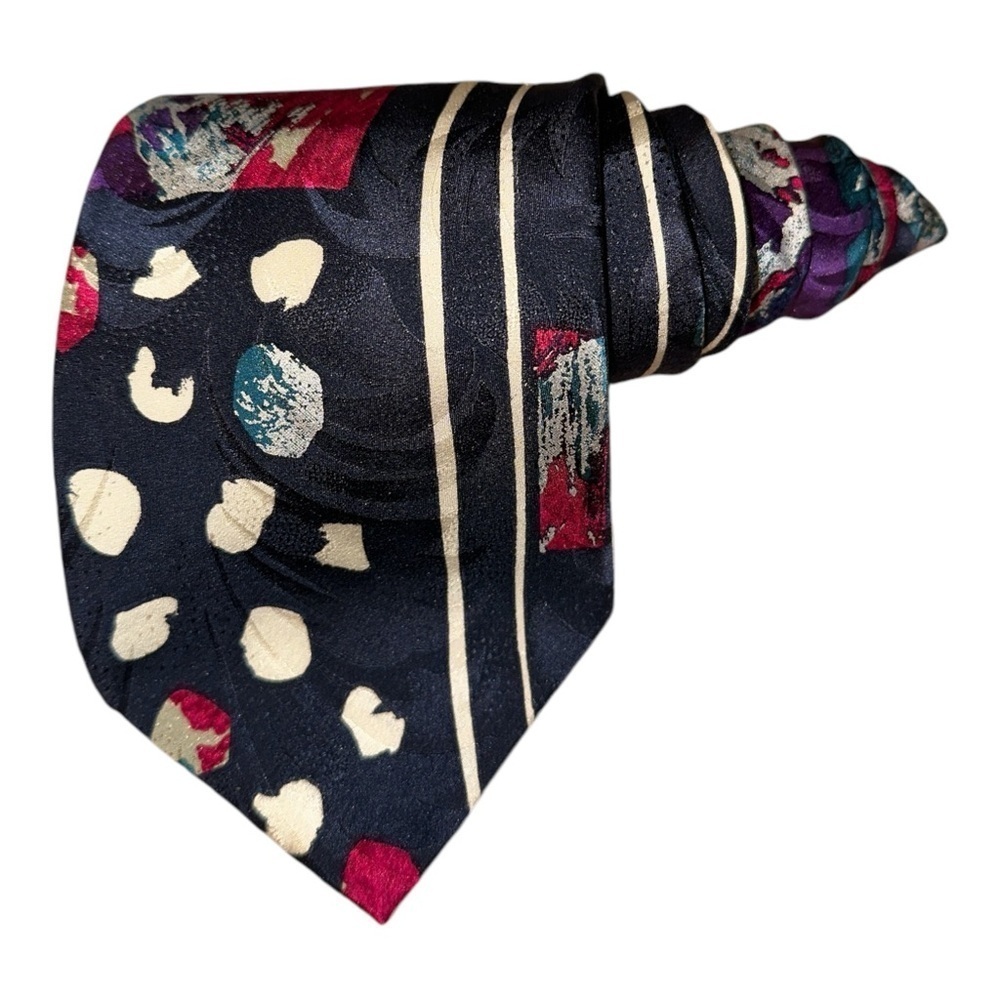 T.K.S Nordstrom Luxury Men’s Tie Blue Multicolored Silk Length: 58" Width: 4”